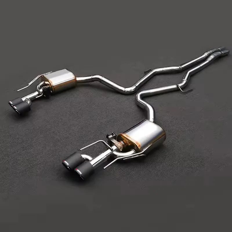 WAX Factory Exhaust Muffler for Mercedes-Benz S Class 2010-2021 Stainless Steel Catback Exhaust System With Remote Control