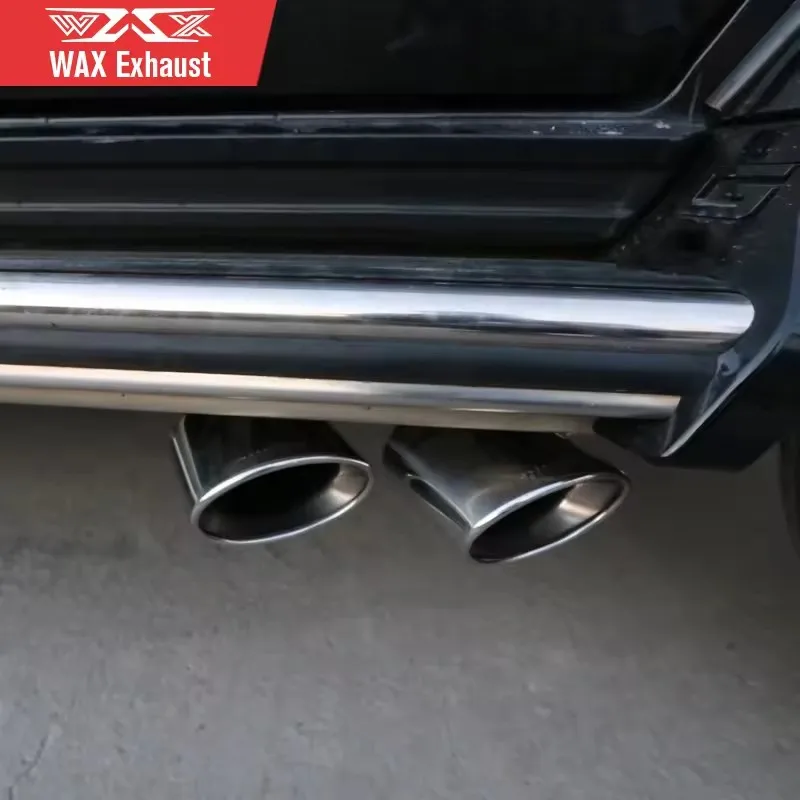 WAX Factory Exhaust Muffler Valve Control Exhaust For Mercedes-Benz w463 G500 G55 G63 G65 1999-2019 Side Outlets Catback Exhaust