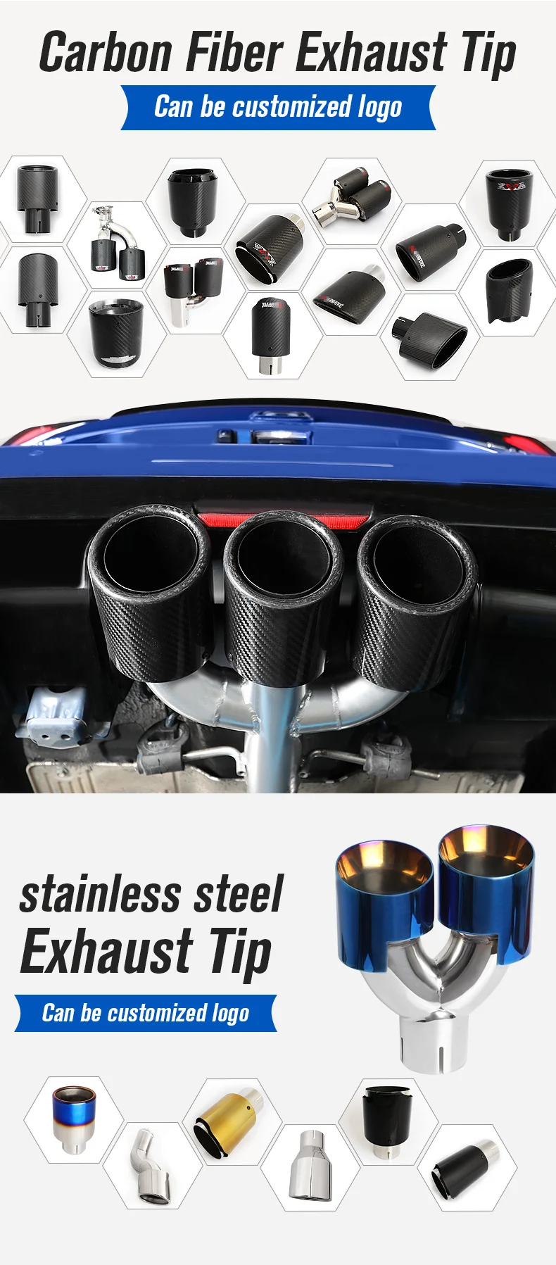 Customized Titanium Pipes Catback Exhaust System For Porsche 911 (992)  911 Convertible (992) valvetronic exhaust System