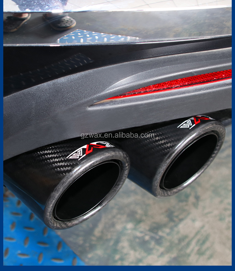 Exhaust Tip for Volkswagen Touareg 2.0T 3.0T 2019-2022 Custom Logo Stainless steel Muffler tip Car Exhaust Tail Pipe