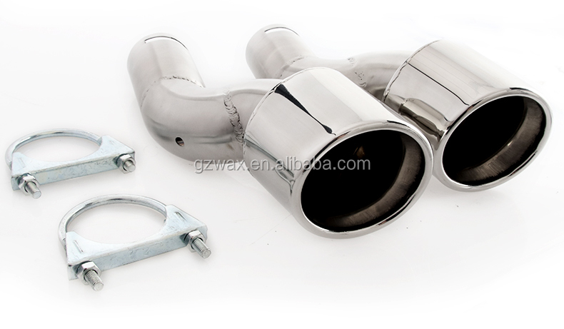 Rear Exhaust Tail Pipe Stainless Steel Exhaust Tip Pipe For Toyota Crown Saloon 2005-2006