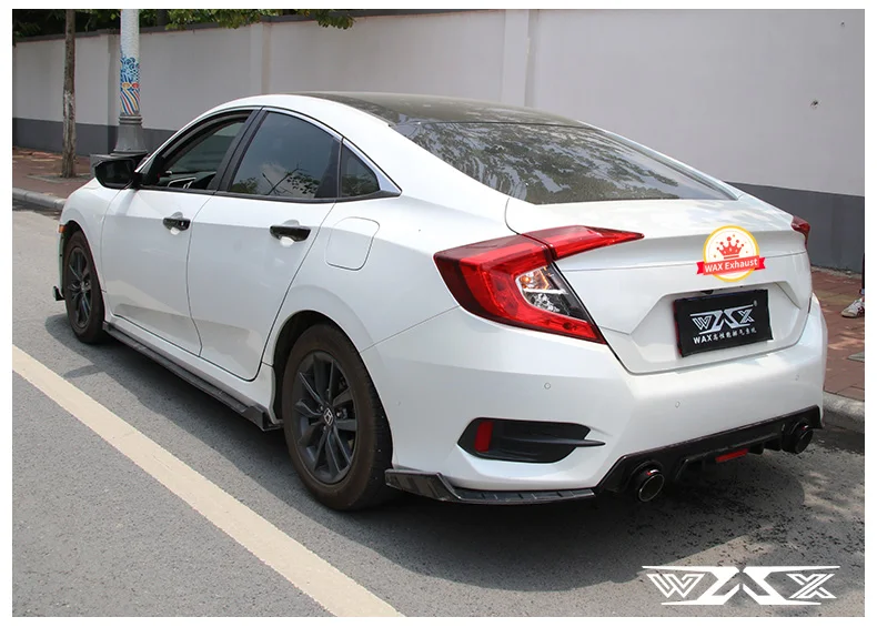 High Performance Catback Exhaust Valvetronic Exhaust Pipe For Civic 2015-2022 Catback Exhaust Pipes Muffler Tip