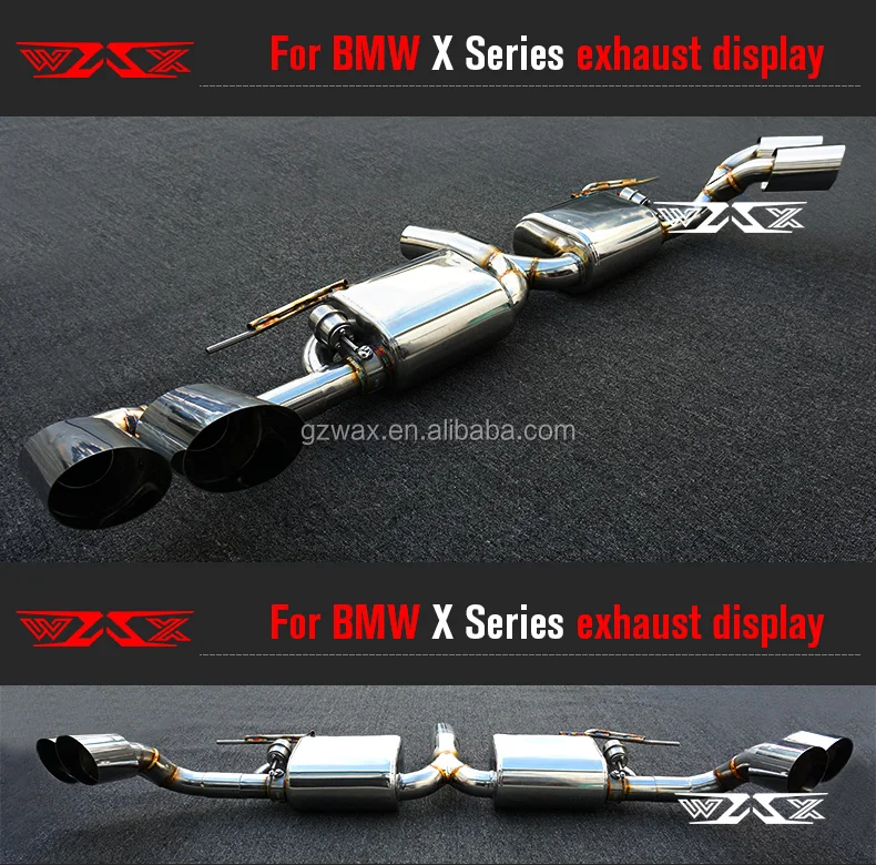 Performance Exhaust System Muffler Exhaust Valved Cat-back with Remote Control For BMW X3 X4 X5 X6 2015-2022