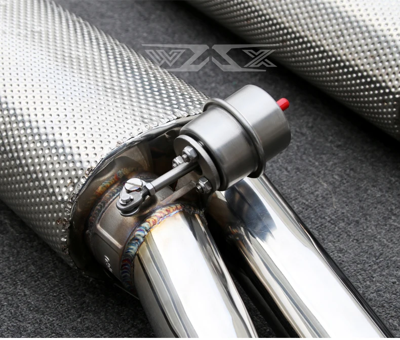 Catback Exhaust Muffler Vacuum Valve For Mercedes-Benz G500 G55 G63 G65 W464 2019-2022 Stainless Steel Rear Exhaust Pipes