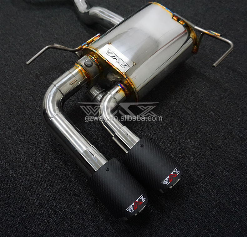 Exhaust Pipe Catback Muffler For BMW X1 F48 2015-2022 Stainless Steel Auto Exhaust System Cat-back Carbon Fiber Tail Pipes