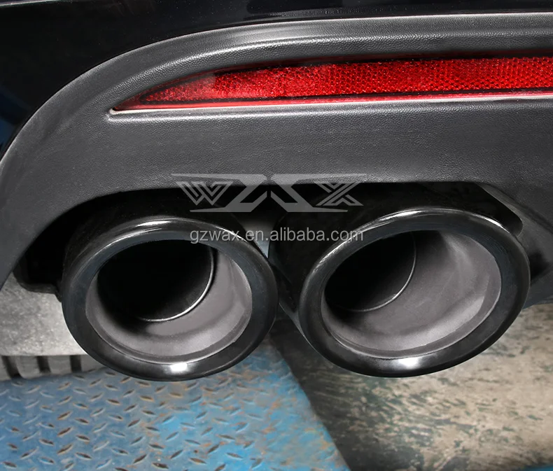 Exhaust Tips Carbon Fiber Exhaust Tips Stainless steel Exhaust Tailpipe for VW Tuareg 2018-2022 Customs Logo Manufacturing