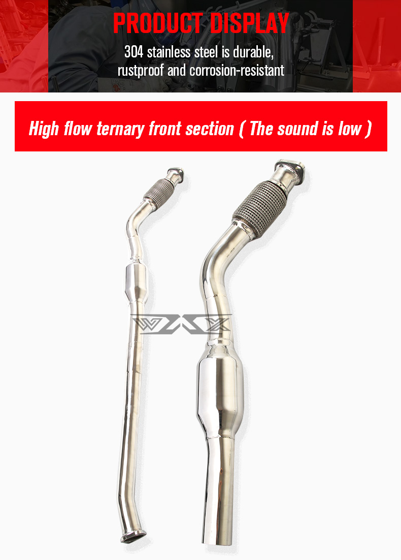 Performance Exhaust System Stainless Steel Exhaust Valvetronic Catback for Toyota Camry 2015-2021