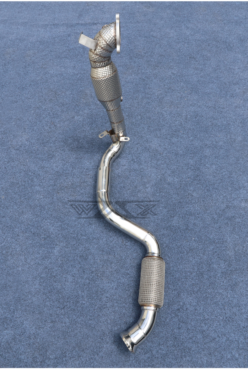 Stainless Steel Exhaust Downpipe For Mercedes-Benz W176 A200 GLA200 A35 A45 GLA45 Exhaust Downpipe