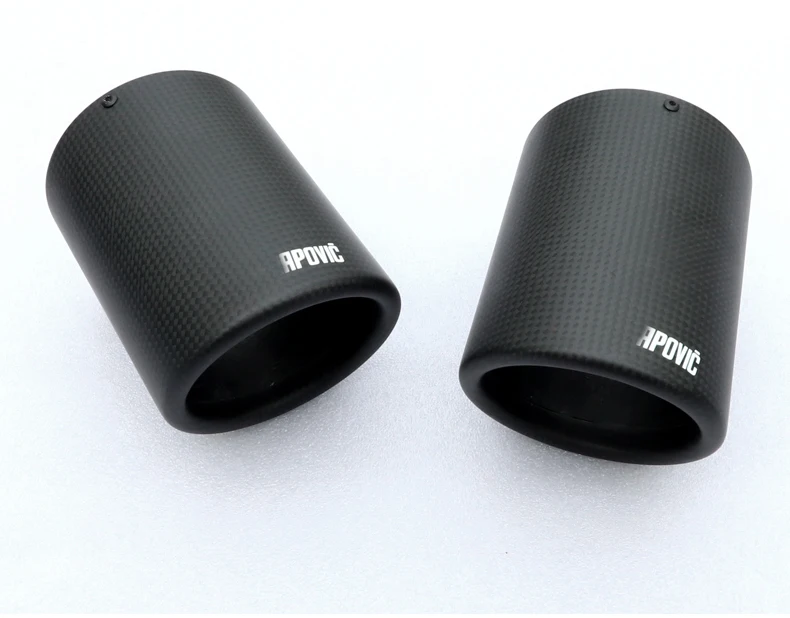 Installation Carbon Fiber Muffler Pipe Exhaust Tip for Porsche 718 BOXSTER 718 CAYMAN 718 GST 2016-2019