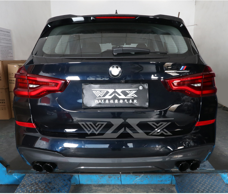 Carbon Fiber Exhaust Tail Pipe Cat-back For BMW X3 E83 F25 F97 2010-2021High Performance Catback Exhaust with Valvetronic