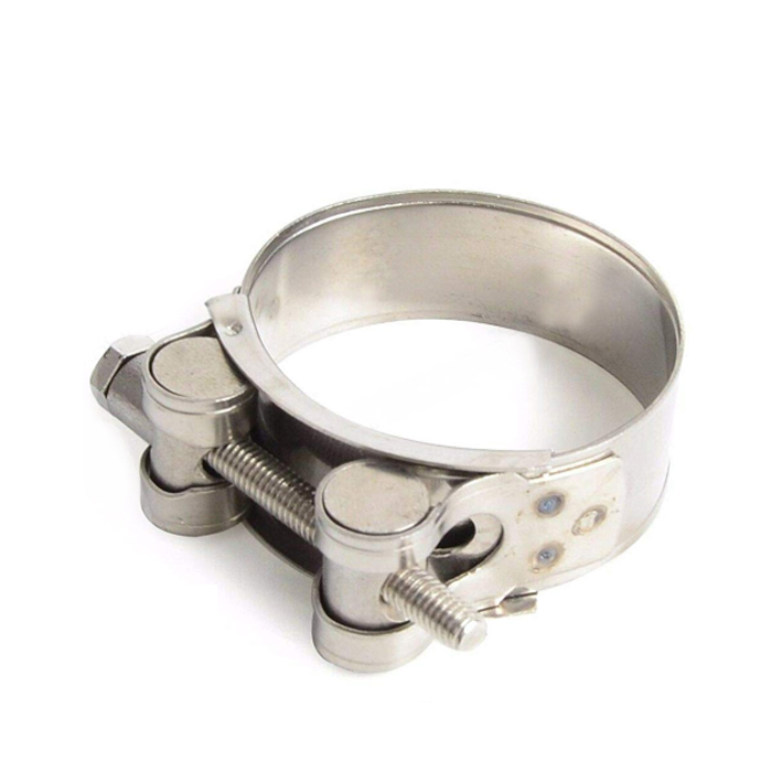 Stainless steel T-Bolt Hose Clamp Single head strong clamp for Heavy Duty Tube Automotive Motorsports motorcycle exhaust system