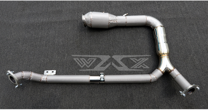 Exhaust Downpipe For Porsche 718 2.0T 2016-2022 with Catalytic Converter Header Stainless Steel Downpipe Exhaust System