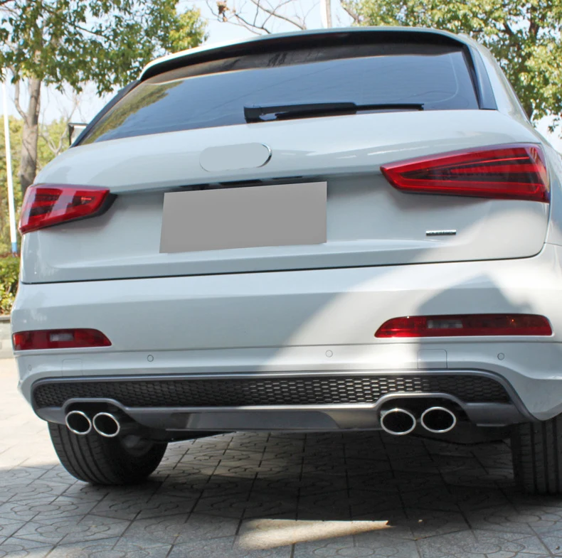 High performance Stainless Steel Catback Exhaust pipe Muffler with Rear Bumper For AUDI Q3 2011-2021