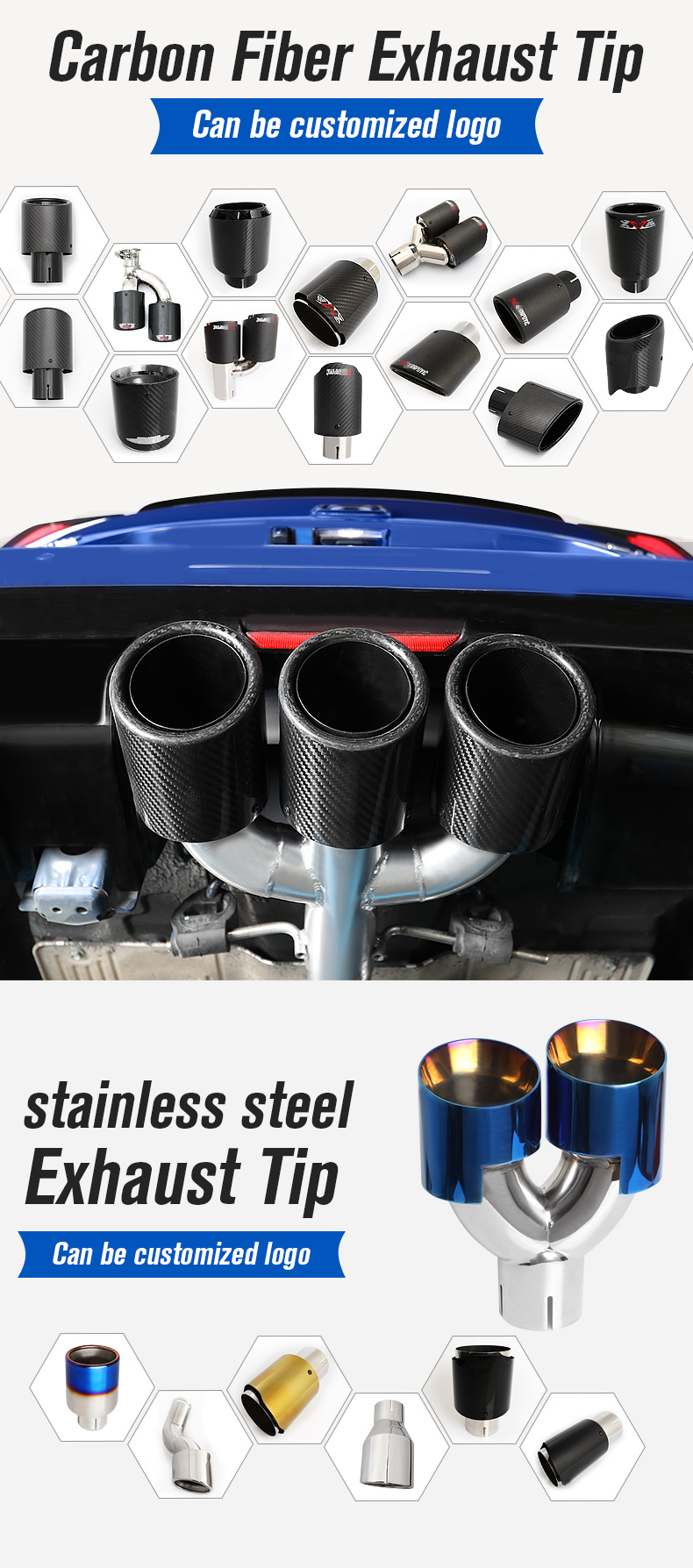 Performance Titanium Alloy Exhaust system with Exhaust valve control Exhaust Catback for Porsche Cayman 958 2010-2016 Cat-back