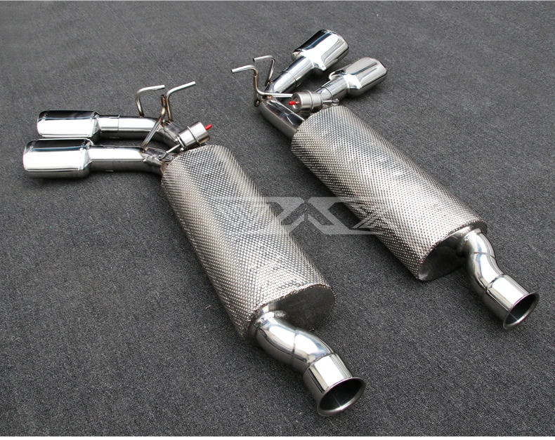 Catback Exhaust Muffler Vacuum Valve For Mercedes-Benz G500 G55 G63 G65 W464 2019-2022 Stainless Steel Rear Exhaust Pipes