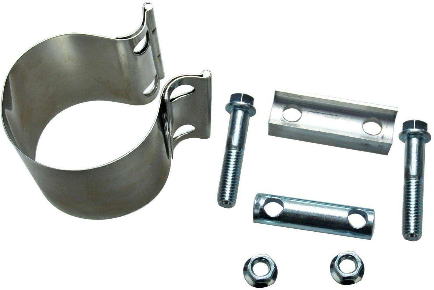 T304 Stainless Steel SS Butt Joint Band Exhaust Clamp For exhaust system and muffler/exhaust pipe