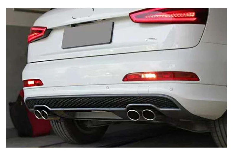 High performance Stainless Steel Catback Exhaust pipe Muffler with Rear Bumper For AUDI Q3 2011-2021