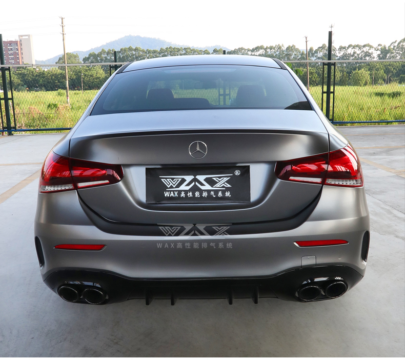 Catback Exhaust Muffler Pipes For Mercedes-Benz A35 A45 A220 GLB35 GLB45 Valvetronic Stainless Steel Exhaust System