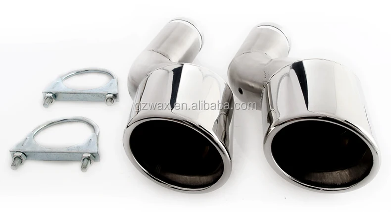 Rear Exhaust Tail Pipe Stainless Steel Exhaust Tip Pipe For Toyota Crown Saloon 2005-2006