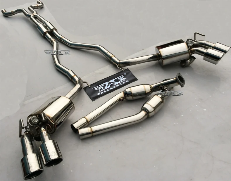 Stainless Steel Exhaust Header Downpipe For Chevrolet Camaro 3.6L 2012-2022 Front Exhaust Pipe Catted Downpipe