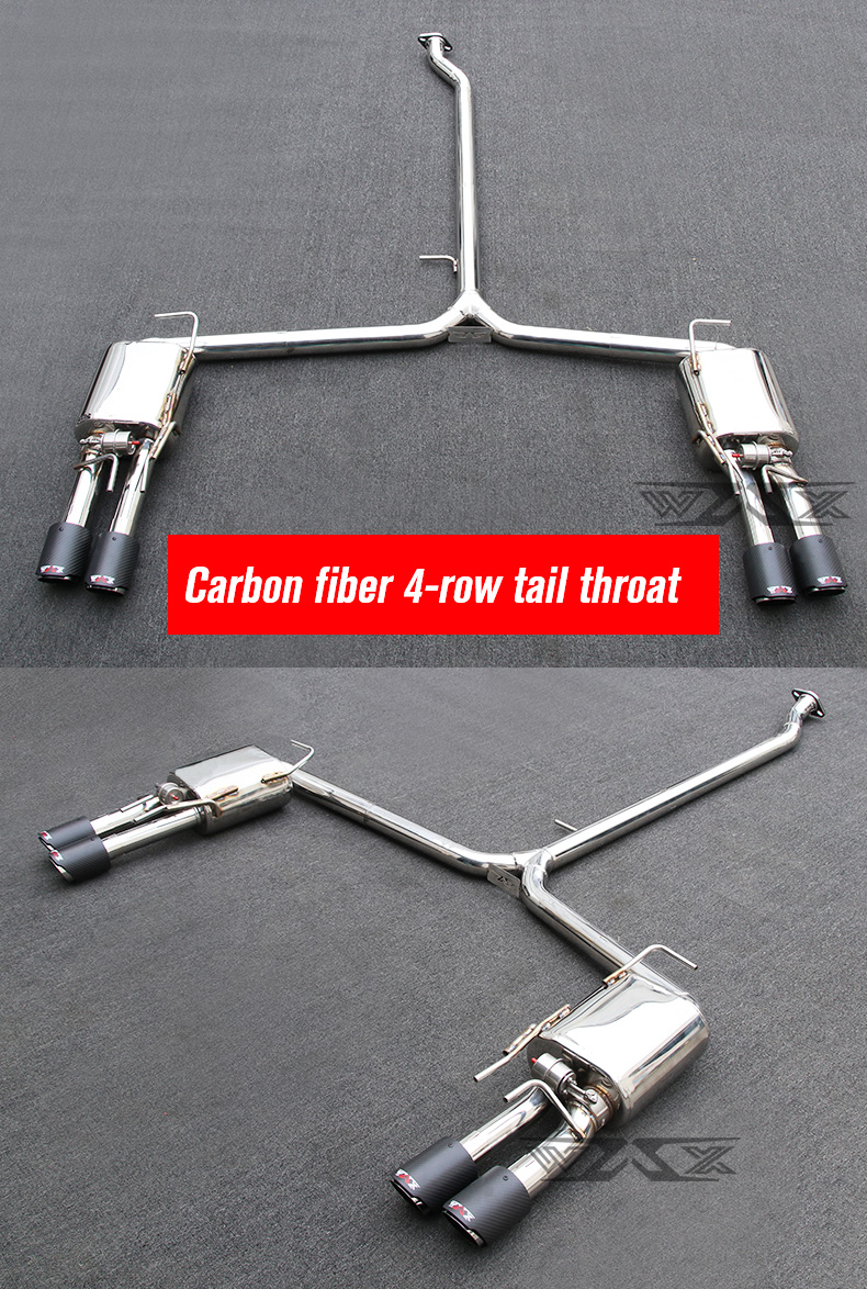 Performance Exhaust System Stainless Steel Exhaust Valvetronic Catback for Toyota Camry 2015-2021