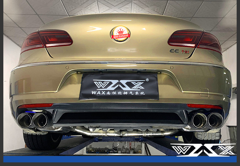 Racing Performance Exhaust Muffler Pipe Sport Valvetronic Sound for VW PASSAT CC 2009-2016 Exhaust Catback System