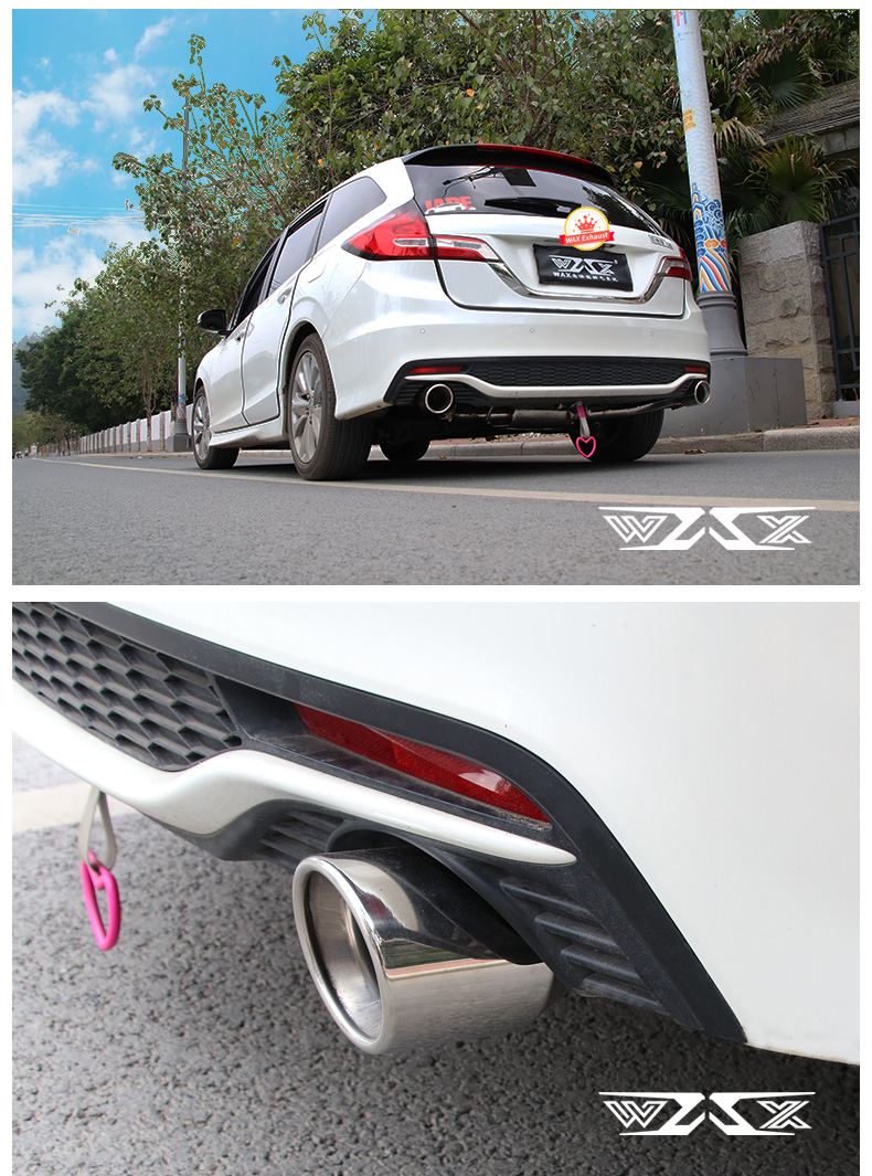 Performance Sport Catback Pipe System For JADE Stainless Steel Exhaust Pipes For Honda Jade 2013-2020