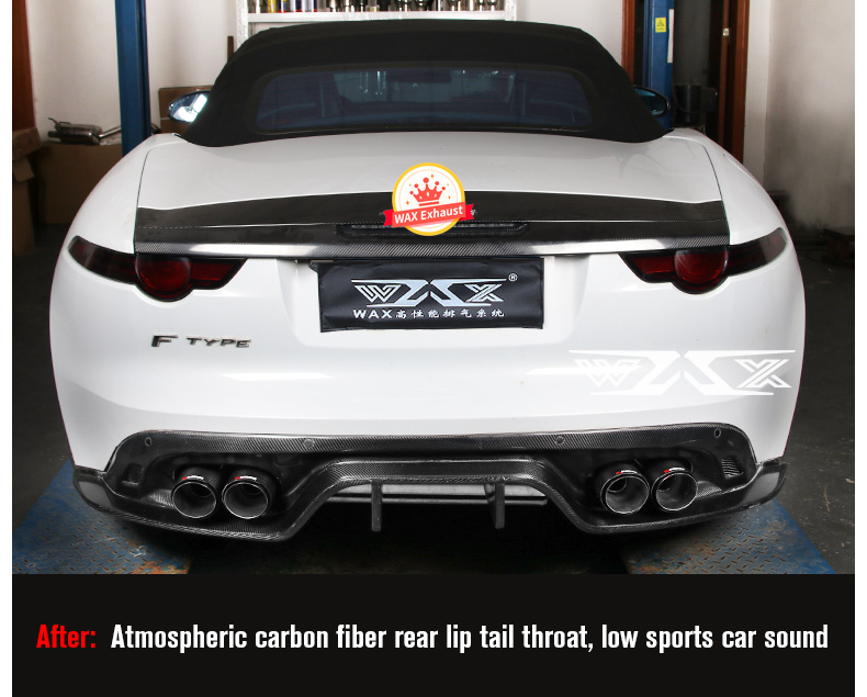 Exhaust System Catback for Land Rover Exhaust Pipe Muffler For Jaguar Xe Xf Xel Xfl F-Type Valvetronic Cat-back Exhaust System