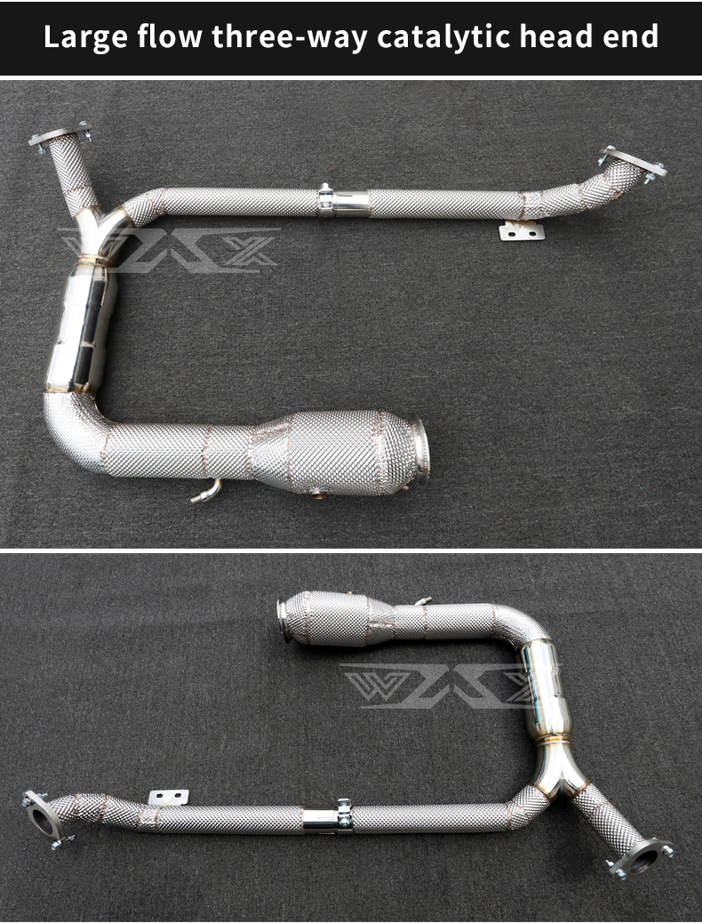 Stainless Steel Downpipe For PORSCHE Boxster 718 2016-2021 High Performance Exhaust Downpipe For 718 2016-2021