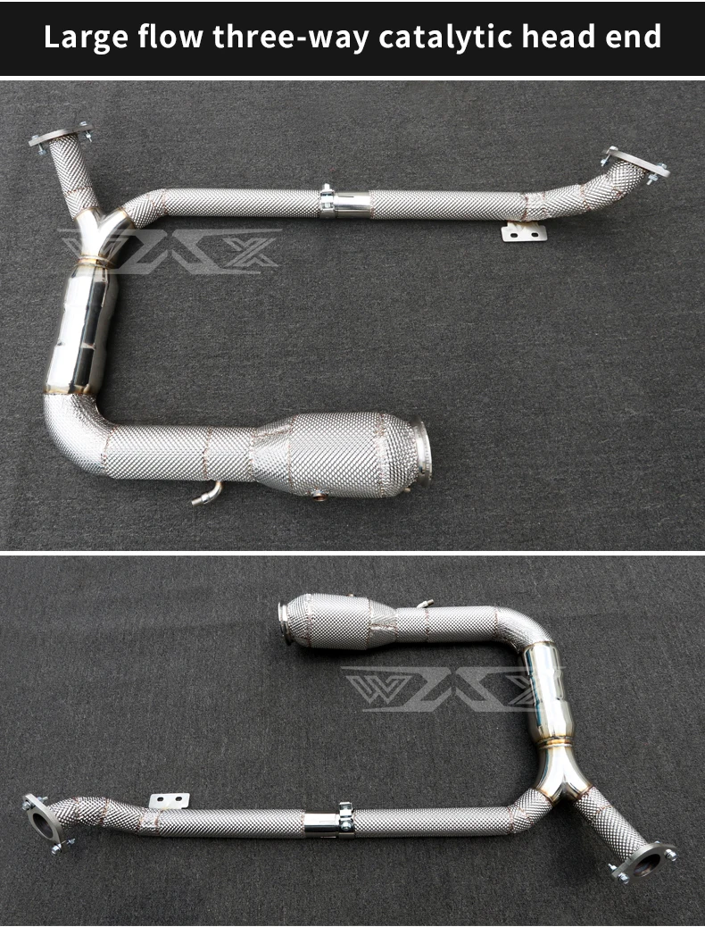 Stainless Steel Downpipe For PORSCHE Boxster 718 2016-2021 High Performance Exhaust Downpipe For 718 2016-2021