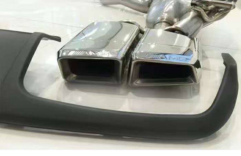 Custom Logo Car Diffusers Muffler Exhaust Tips For Merce-Benz Cls 260 300 350 400 450 500 550 Muffler Exhaust Tailpipe