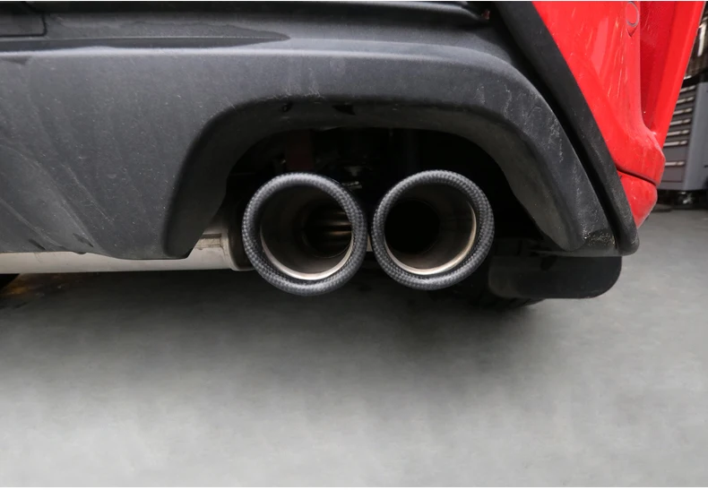 Snap Direct Installation Carbon Fiber Muffler Pipe Exhaust Tip for Ford Focus for Akrapovic