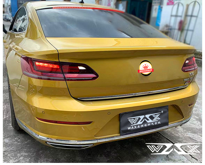 Racing Performance Exhaust Muffler Pipe Sport Valvetronic Sound for VW PASSAT CC 2009-2016 Exhaust Catback System