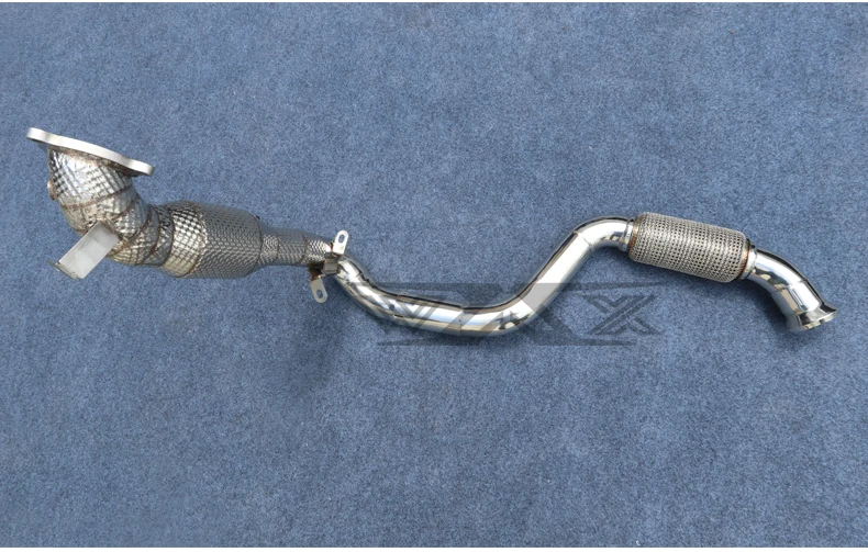 Stainless Steel Exhaust Downpipe For Mercedes-Benz W176 A200 GLA200 A35 A45 GLA45 Exhaust Downpipe