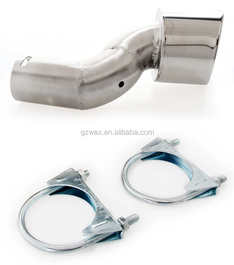 Rear Exhaust Tail Pipe Stainless Steel Exhaust Tip Pipe For Toyota Crown Saloon 2005-2006