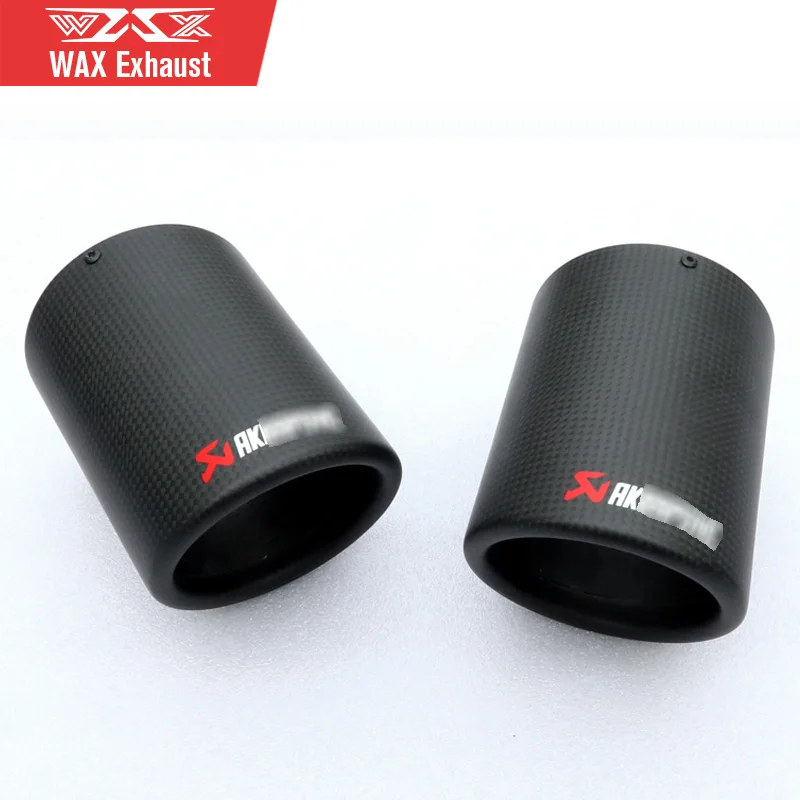 Direct Snap easy installation Carbon Fiber for Akrapovic Exhaut tips for BMW F87 M2 F80 M3 F82 F83 M4 Universal Exhaust Tip