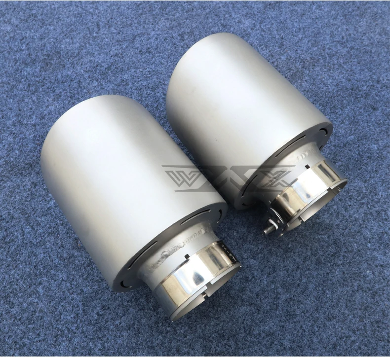 Auto Exhaust Muffler Tips Replace Kit Stainless Steel Baking Finish Exhaust Muffler Tip Tailpipe Universal Cars