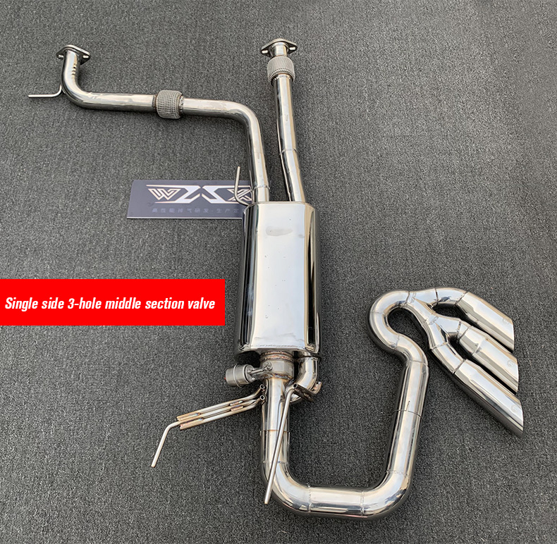 Performance Exhaust Catback for Nissan Patrol 2010-2021 Stainless Steel Exhaust Pipes Automobile Catback Valve Control