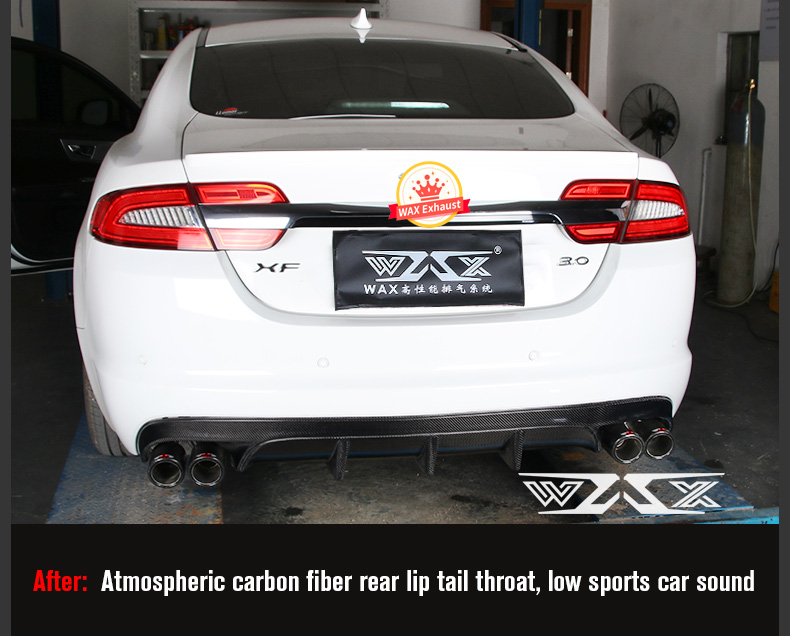 Exhaust System Catback for Land Rover Exhaust Pipe Muffler For Jaguar Xe Xf Xel Xfl F-Type Valvetronic Cat-back Exhaust System