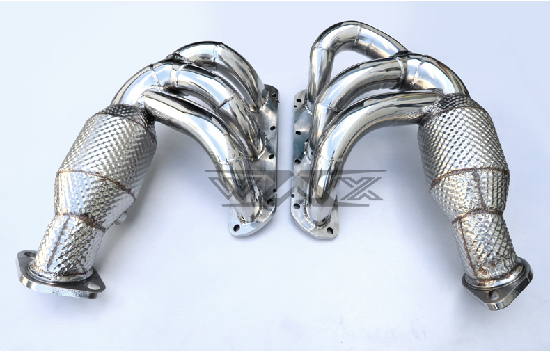 Catted Downpipe for PORSCHE BOXSTER CAYMAN 981 987 2.7/2.9/3.4 2005-2019 Exhaust Pipes Exhaust System