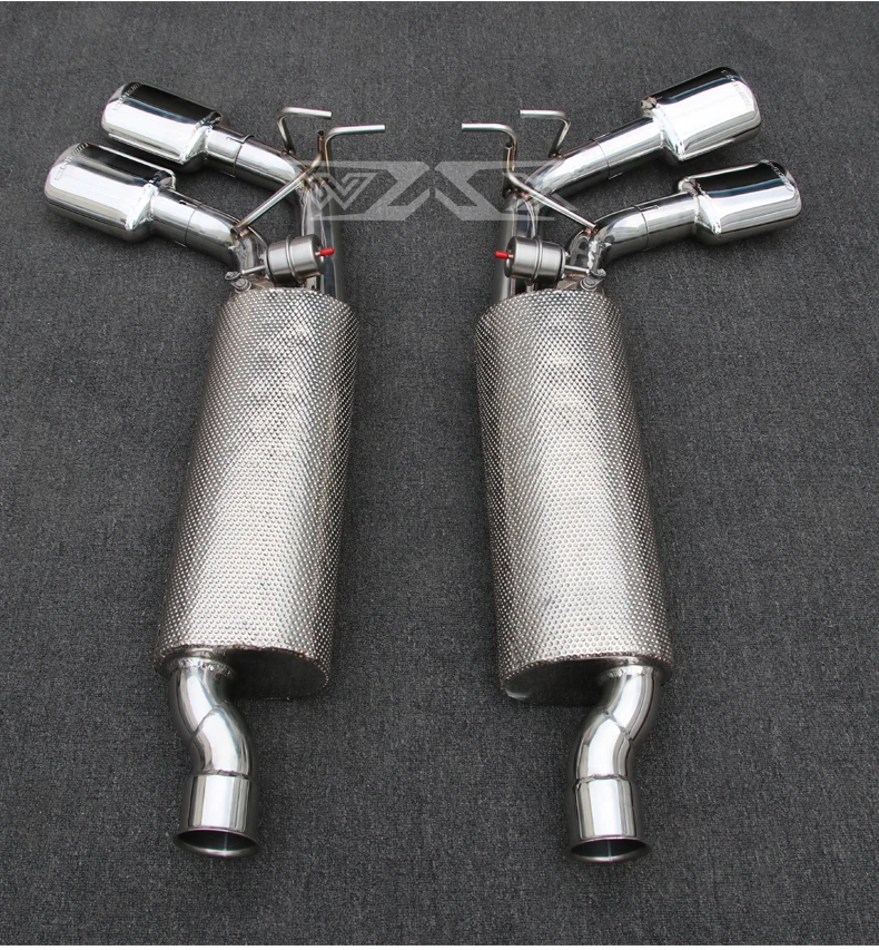 Catback Exhaust Muffler Vacuum Valve For Mercedes-Benz G500 G55 G63 G65 W464 2019-2022 Stainless Steel Rear Exhaust Pipes