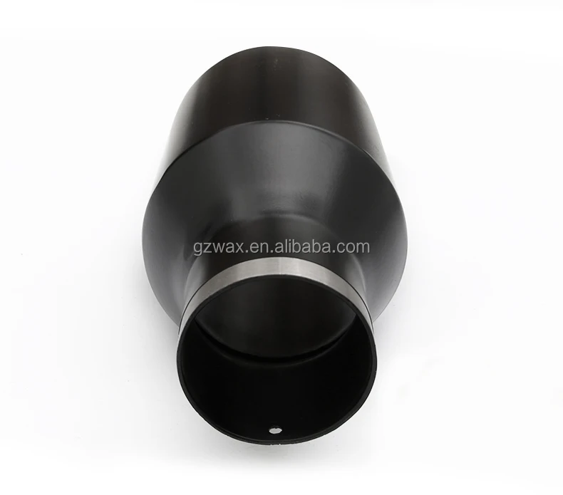 Factory Direct Sale Matte Black Stainless Steel Exhaust Tips Muffler Tips for Universal Auto Exhaust Tailpipe Tips