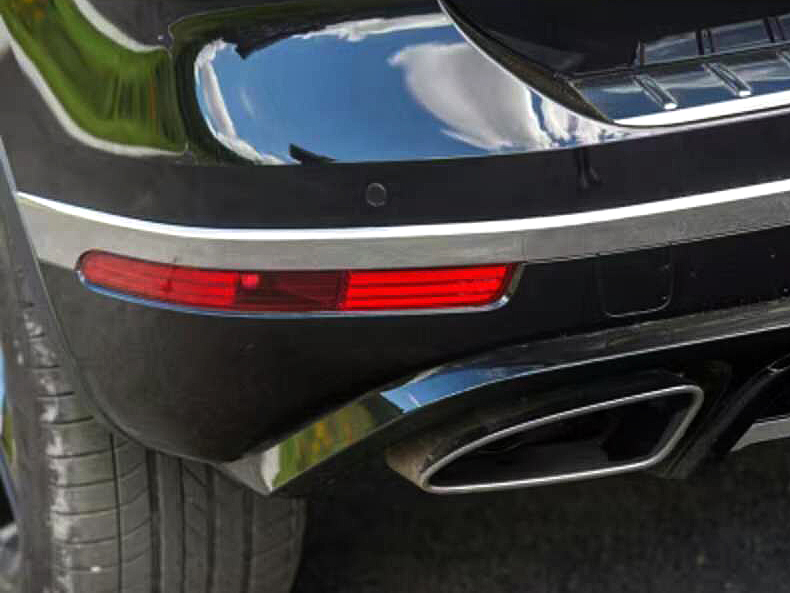 Delicate Top Hit Rates Auto Square Exhaust Tips For Vw Touareg R-Line Converted To Touarey