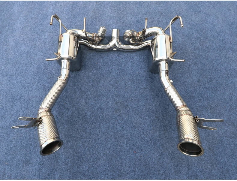 High flow Master Catback Exhaust Middle Pipe For Ferrari 458 4.5 2009-2016 Stainless Steel Exhaust Downpipe Catback System