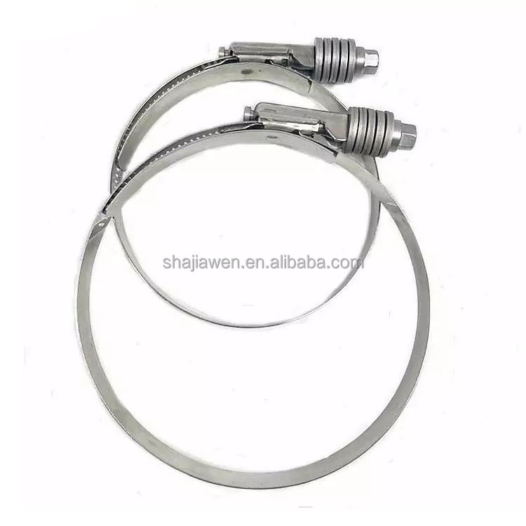 High quality Stainless Steel adjustable constant torque clamp exhaust hose clamp for pipes