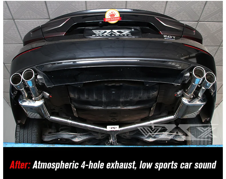 Performance  Catback Exhaust Muffler Pipe Stainless steel Exhaust 9/9.5/10th generation for Accord Inspire 2013-2022