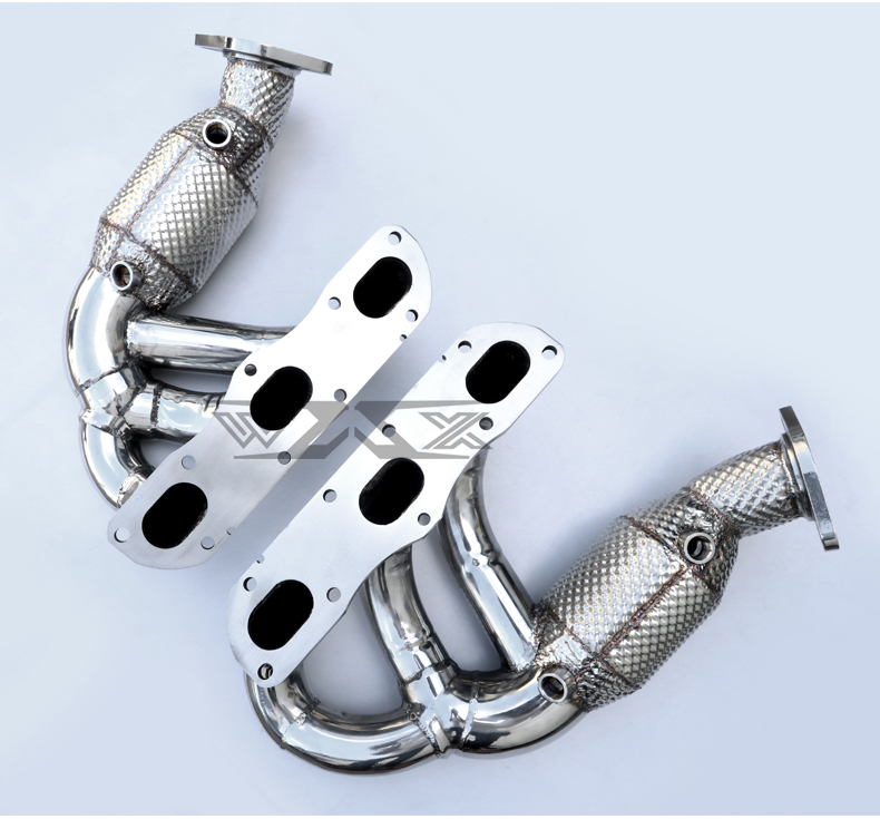 Catted Downpipe for PORSCHE BOXSTER CAYMAN 981 987 2.7/2.9/3.4 2005-2019 Exhaust Pipes Exhaust System