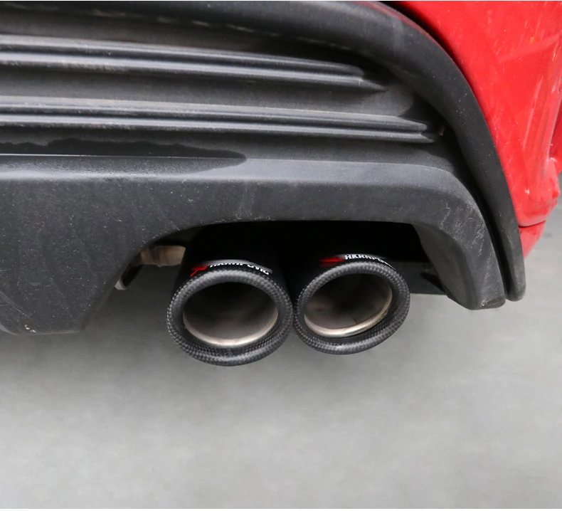 Snap Direct Installation Carbon Fiber Muffler Pipe Exhaust Tip for Ford Focus for Akrapovic