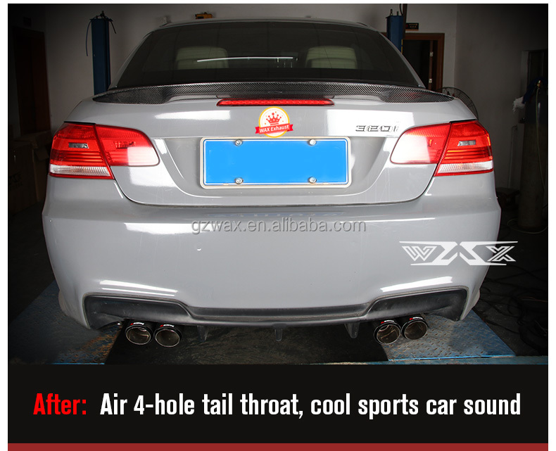 Stainless Steel Exhaust Pipe Catback Exhaust For BMW 335i E90 E91 E92 E93 2009-2013 Cat-back Exhaust System