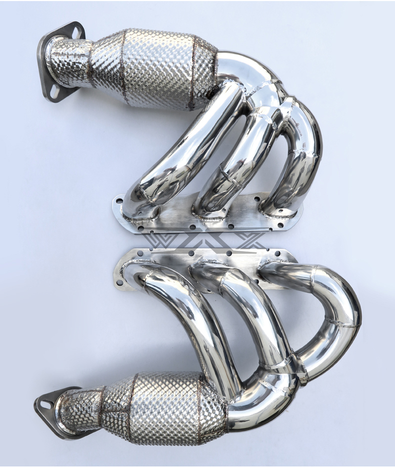 Catted Downpipe for PORSCHE BOXSTER CAYMAN 981 987 2.7/2.9/3.4 2005-2019 Exhaust Pipes Exhaust System